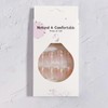 White French Tip Press on Nails Medium Square Cat Eyes