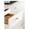 Beilala Gold Cupboard Handles Knobs Modern, 6 Pack Kitchen Cabinet