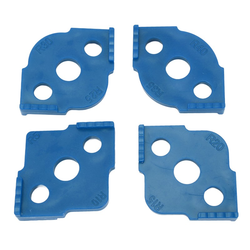 4PCS R Corner Templates Round Angle Radius Jig Routing Template