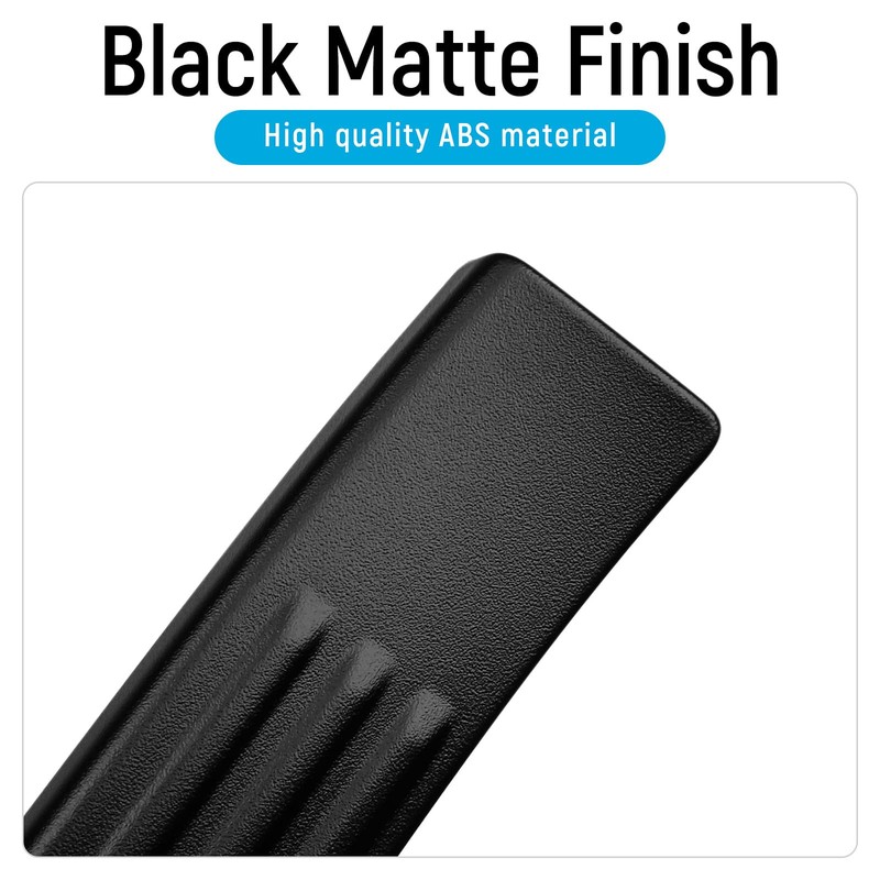 ZZEQYG 4 Pcs ABS Carbon Fiber Door Sill Protector Compatible