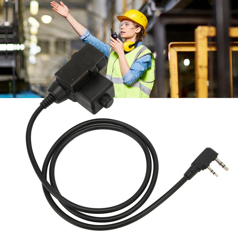 U94 PTT System Military Adapter 2 Pin 3.5mm Headset Adapter
