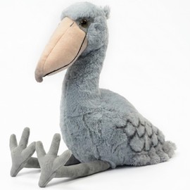 Shoebill Stork Plush Toy Lifelike Shoebill Bird Stuffed Animal with Realistic Details Premium Soft Fabric 14.96-Inch Collectible Wildlife Plush