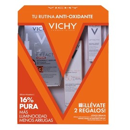 Vichy Liftactiv Supreme Sérum Vitamina C 16% Pura, Set con Protector Solar UV y Retinol, 20g + 15ml + 5ml