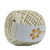 MAKRAMA Cuerda de Algodón 2mm Macramé Mini 150gr Colores (Crudo)