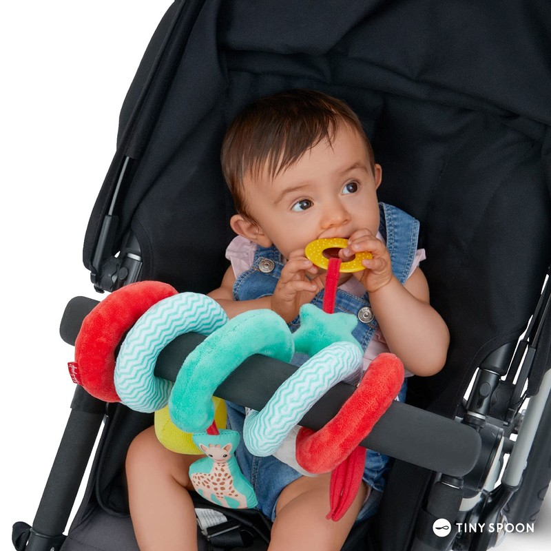 Sophie la Girafe - Abakus Spiral Toy Pushchair 230831, Multi-Colour,