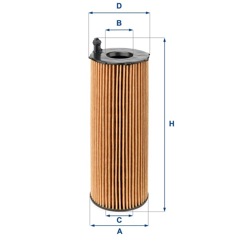 UFI Filters 25.105.00 Oil Filter Replacement Filter, Blue, 36