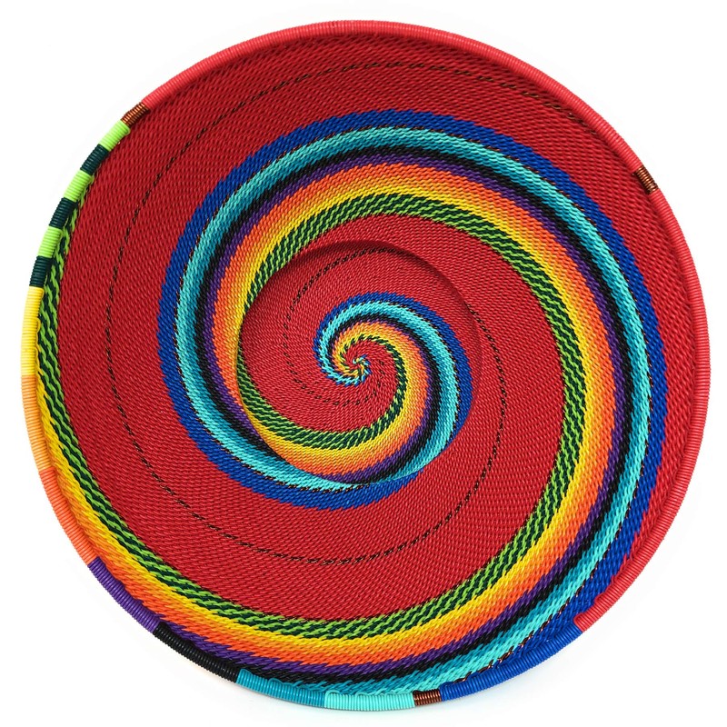Bridge for Africa Fair Trade Zulu Telephone Wire 8" Round