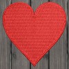 Paddys Patches Heart Embroidered Patch — Iron On