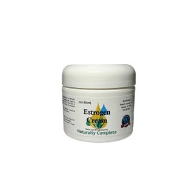 Naturally Complete Naturally Complete Estrogen Cream 2 oz. Jar | Non GMO | Soy Free | Gluten Free | Fragrance Free