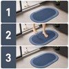 Bathroom Bath Mat for Shower and Entrance - Soft Absorbent