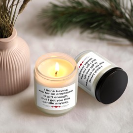 LiqCool Boss Gift for Women - Funny Christmas Lavender Scented Candle for World's Best Manager or Boss Lady (7 Oz, White)