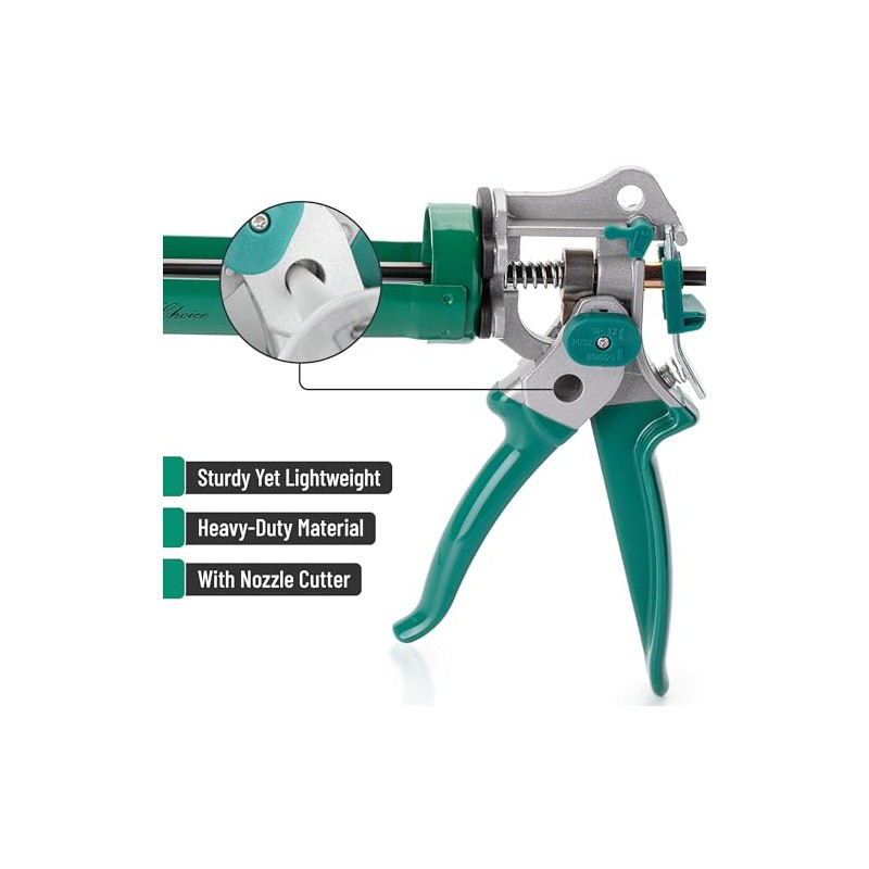 Bates- Caulking Gun with Adjustable Thrust Ratio, 12:1 & 25:1