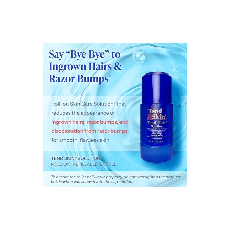 Tend Skin Care Solution Refillable Roll On, 2.5 Ounce