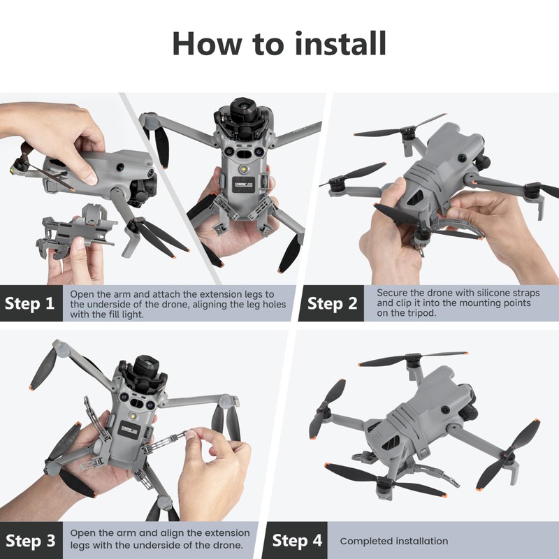 STARTRC DJI Compatible Mini 5 Pro Landing Gear Height Increase