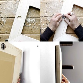 Keyhole Hanger Bracket Heavy Duty 4 Piece kit 30mm flush bracket (4 Piece)