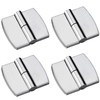 4pcs Public Toilet Stainless Steel Hinge,Self Closing Restroom Partition Door