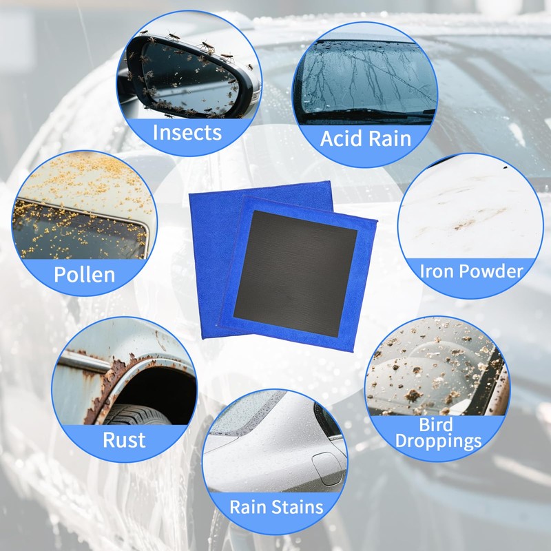 MCSDFN 2 Pack Clay Towel Auto Detailing 12 x 12
