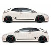 Stickers for Civic FN2 side stripes graphics decals