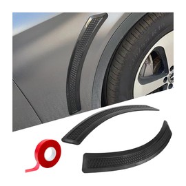 Norkmdi Car Wheel Eyebrow Arch Strip, 2PCS Anti-Collision Self-Adhesive Vehicle Tyre Mudguard Edge Protection Trim Strip, Auto Exterior Protector Accessories, Universal for Truck SUV Sedan