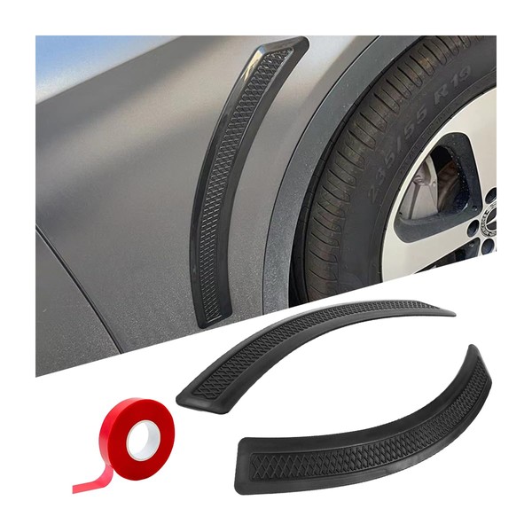 Norkmdi Car Wheel Eyebrow Arch Strip, 2PCS Anti-Collision Self-Adhesive Vehicle