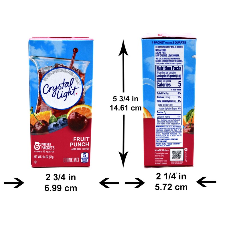 Crystal Light Fruit Punch Drink Mix (12-quart), 2.04-ounce Packages (Pack