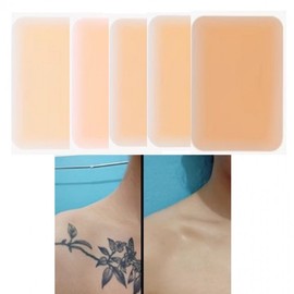 Skin Tone Cover-Up Tape for Tattoos, Scars, Moles, Bruises - Wedding & Event Concealer Stickers Light White Concealer 4ea
