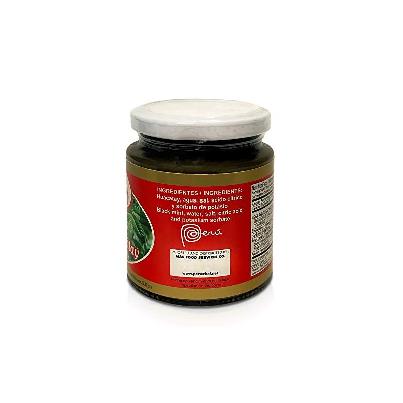 PeruChef Pasta de Huacatay | Black Mint Paste 8oz
