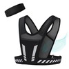 AANDD Running Vest with Phone Pocket Lightweight Adjustable Reflective Jogging