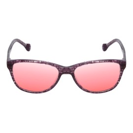 Calabria Tulip Pink Tint FL-41 Reading Glasses +1.25 Purple Jute Stripe Women Blue Light Sensitivity Migraine FL41 Readers