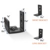 EaseLife Sliding Barn Door Bottom Floor Guide,U Shape,Flexible Adjustable Fit