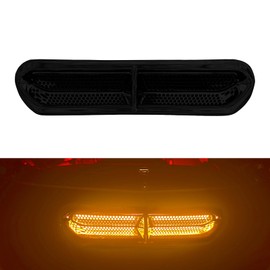 Motorcycle Turn Signal Light for Harley 2014-2023 Touring Street Glide Ultra Limited LED Vent Trim Insert （BLACK）