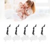 5Pcs Chew Necklace Food Grade Silicone Chewing Pendant for Toddlers