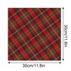 24 Sheets Autumn Plaid Pattern Pad 11.8'' x 11.8'' Thanksgiving