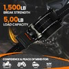 Heavy Duty Retractable Ratchet Straps (2 PK) - 1IN x