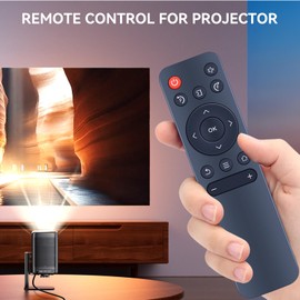 PZL Replacement Remote Control for VOPLLS Mini Projector R1, for WiMiUS Mini Projector P61, for Meer YG390 YG391, for VANKYO Performance X3 1080P