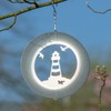 Stainless Steel Lighthouse 180 – 152 cm – Diameter: 18