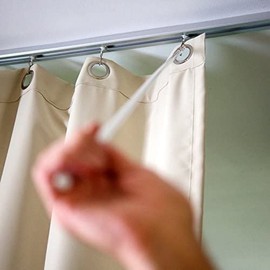 Room/Dividers/Now Ceiling Track Easy Glide Wand | Pull Wand for Curtains | Curtain Opener Universal Drapery Pull Rod | Curtain Ceiling Track Wands