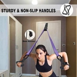 9 Bandas Resistencia, Resistencia para Ejercicio, Bandas Fitness para Pull ups, Fitness, Crossfit, Gym Entrenamiento, Ligas Ejercicio con Ancla de Pue