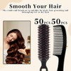 FufuHalo 100 Pack Hair Brush and Comb Set,Individually Wrapped