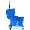 Carlisle FoodService Products Mop Bucket with Side-Press Wringer for Floor