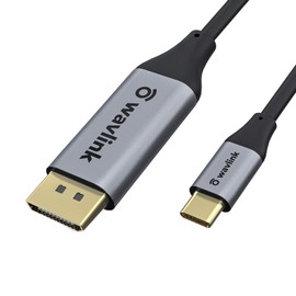 Wavlink 4K@60Hz Type C to DP Male Cable Compatible with Windows and Mac OS(1.8M)