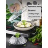 Vegetable Steamer Basket, Stainless Steel Folding Steamer Basket Insert for