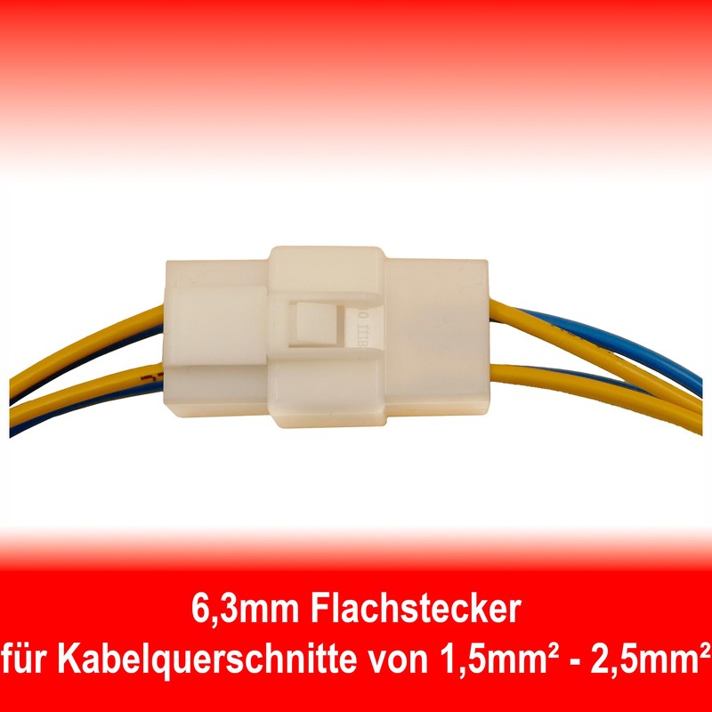 10x Flat Connector Housing 9-Pin Including 2.8 mm Flat Connector
