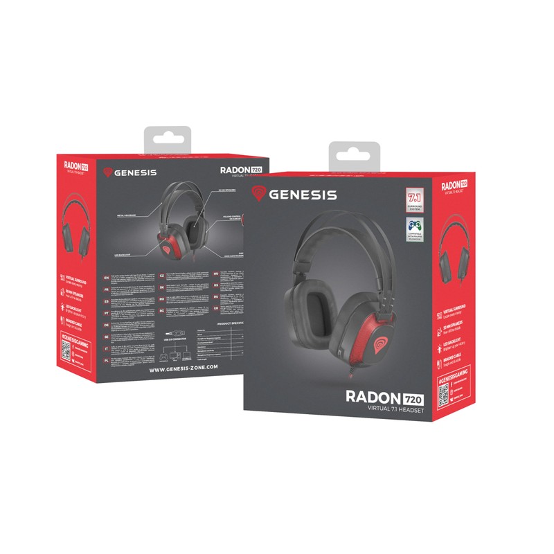 Natec Genesis NSG-0999 - RADON 720 mobile headset Binaural Head-band