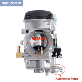 SVKZGFZ CV40 Carburetor & Throttle Cable (35.4") for Harley Davidson Sportster XL 883 1200, Softail, Touring, Dyna FXR, Road King Carb 27412-99