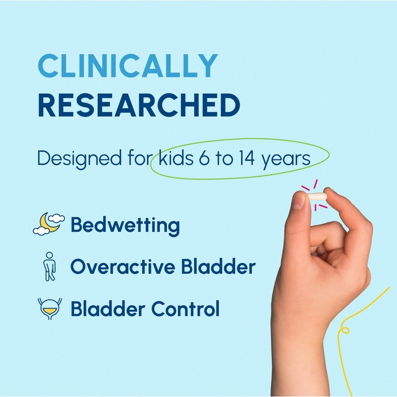 UROX Junior Natural Bladder Control - Nocturnal Enuresis or Bedwetting