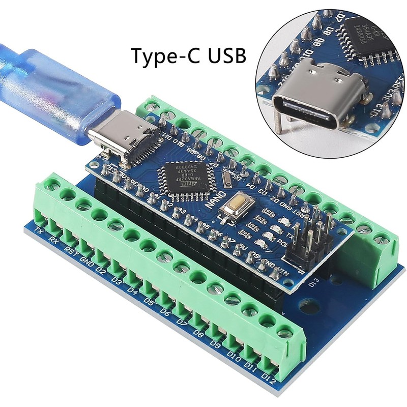 ALMOCN 3 Set Nano V3.0 ATmega328P Module Microcontroller Board with