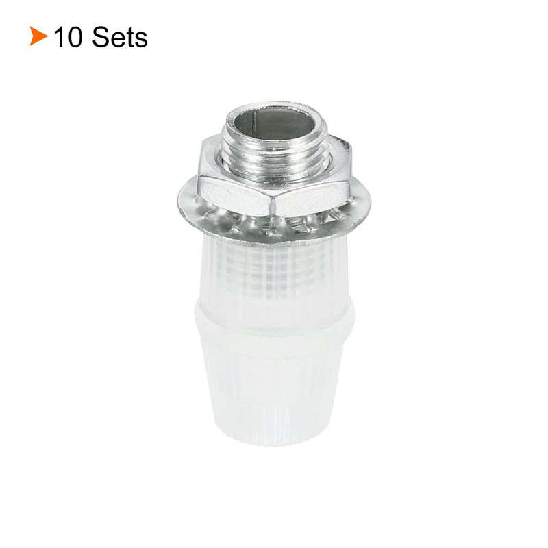 PATIKIL Lighting Cord Grips Connector, Carbon Steel Light Cable Glands