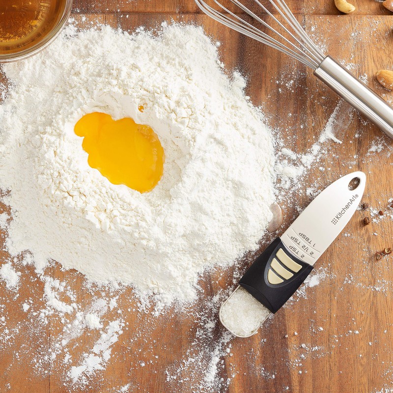 KitchenArt Professional Series Tablespoon, Champagne Satin Measuring Spoon, Adjustable from