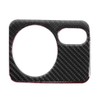 Qiilu Headlight Switch Frame, Carbon Headlight Switch Panel Cover Trim
